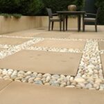 pebble paving