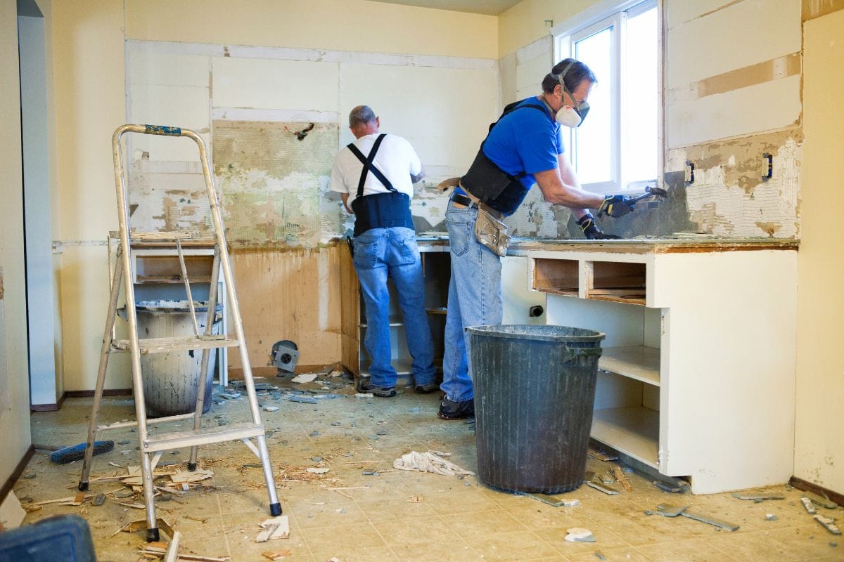 bathroom and kitchen demolition willoughby