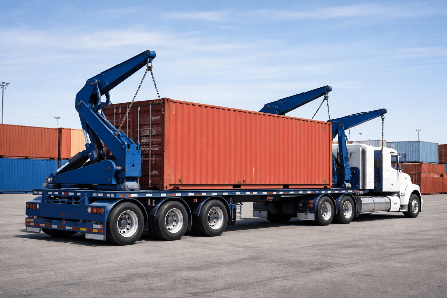 side loader transport
